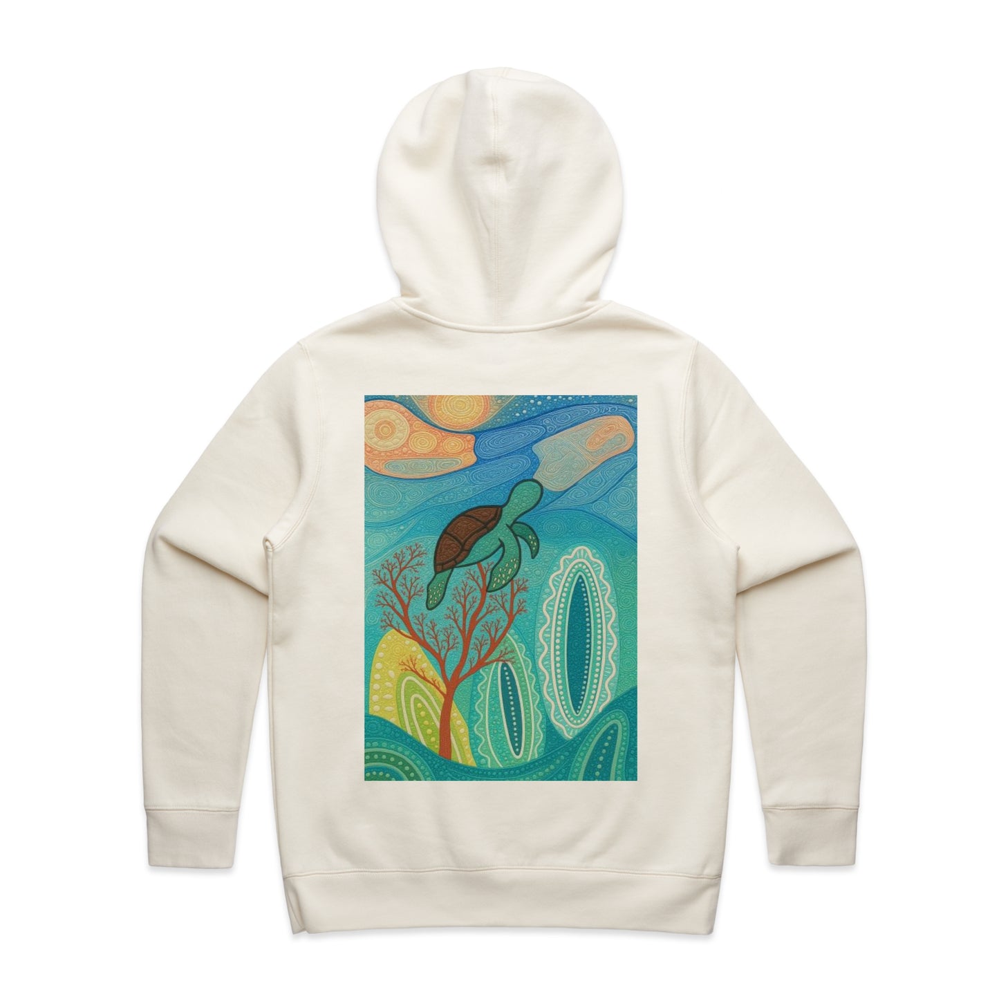 Turtle Dreaming Ladies Stencil Hood